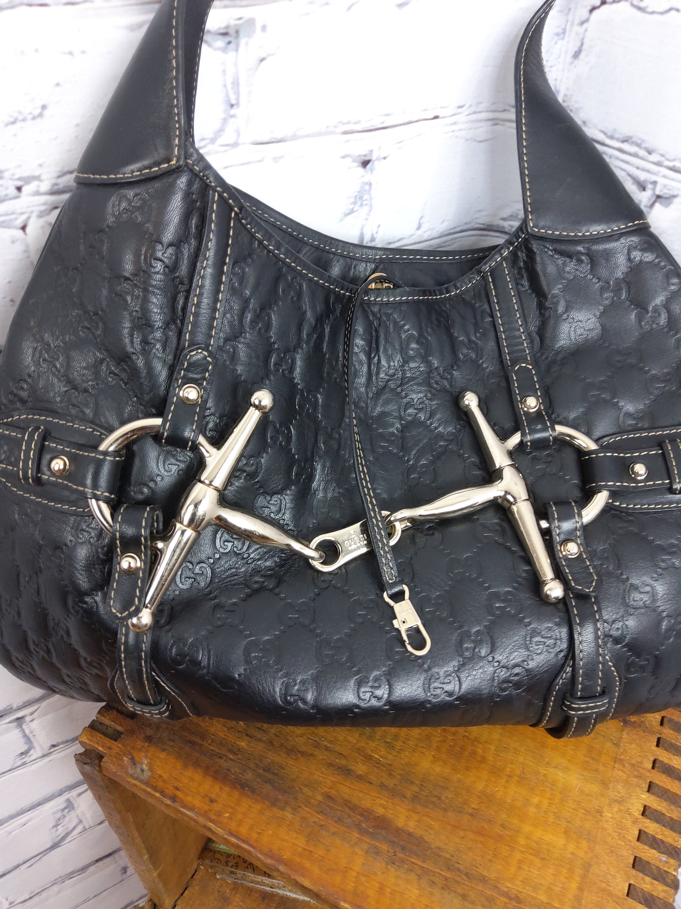 GUCCI (Vintage) - GG Guccissima Horsebit Hobo bag w/ … - Gem