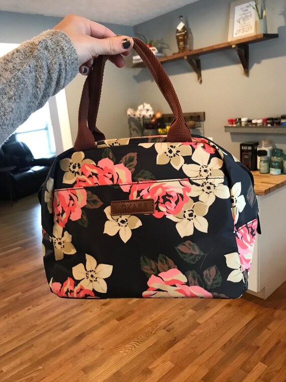 flower lunch bag