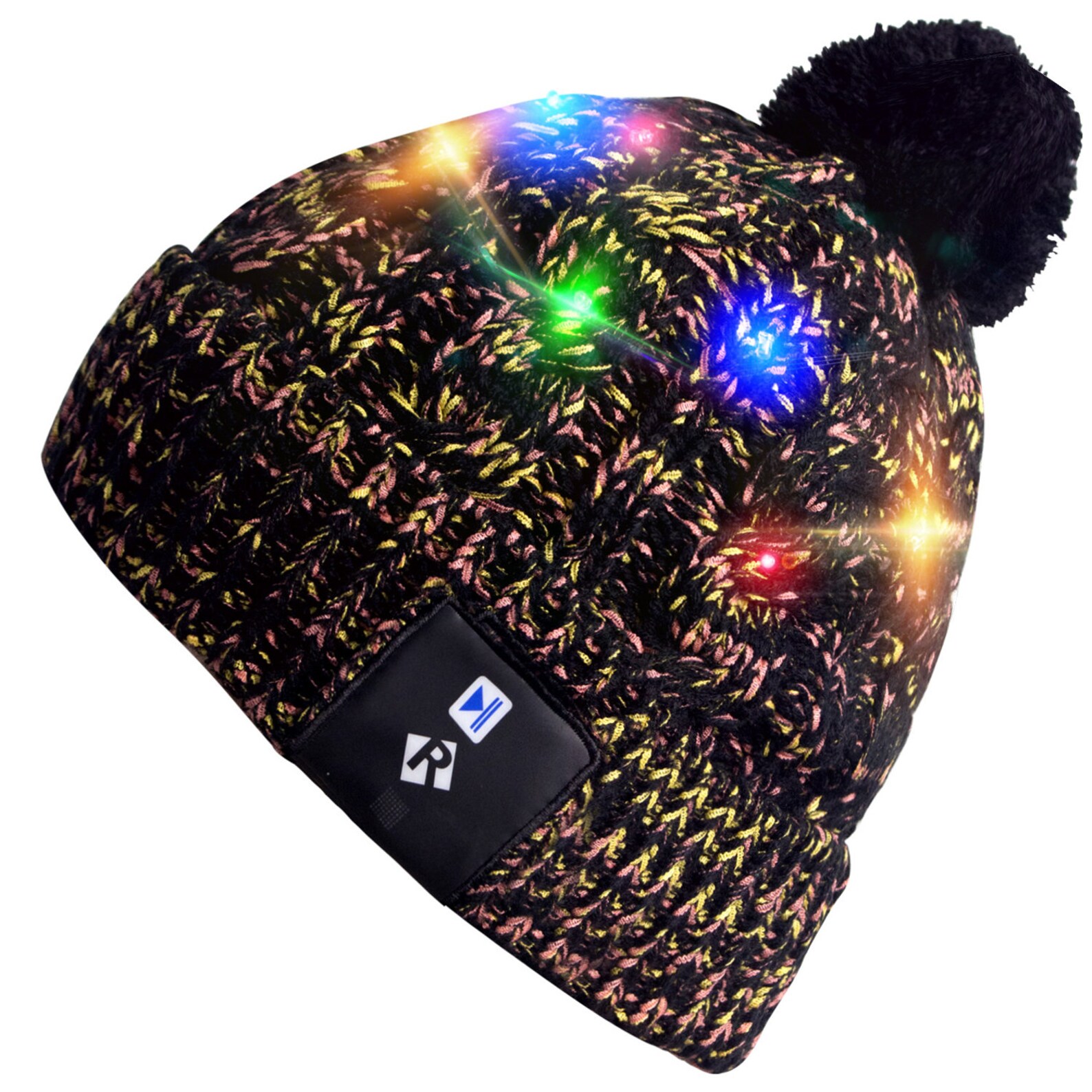 Colorful LED Light Up Hat Beanie Knit Cap Unisex Sweater Hat Etsy