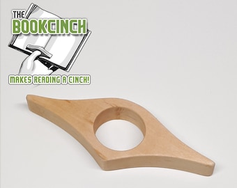 BookCinch - Maple,Book Page Holder, Book Lover, Reading