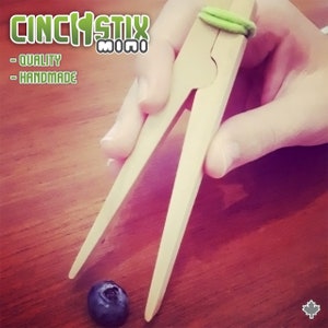 CinchStix Mini, Kids Chopsticks, Fun, Easy Chopsticks, 4pair, Training Learning Helper image 10
