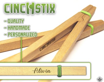 Personalized Engraved Chopsticks, CinchStix, Fun, Easy Chopsticks, 2pair, Training Learning Helper