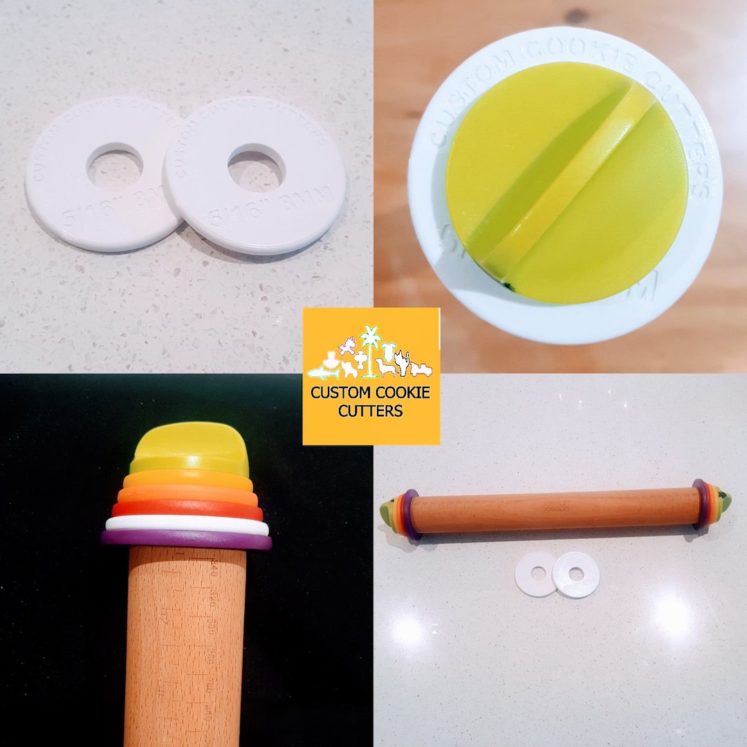 8mm 5/16 Discs to Suit Joseph Joseph Rolling Pin Cookies Baking Clay