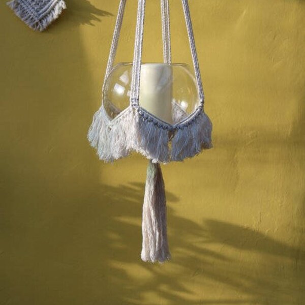 JOLEE || Macramé Plant Hanger / Fringed Hanger /Plant Holder / Succulent Hanger / Macramé Planter / Macramé / Planter / Boho / Bohemian