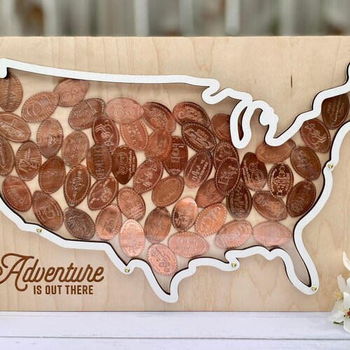 Elongated / Pressed Penny Souvenir Book / Album Collector Etsy