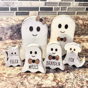 Personalized Ghost Family // Our Boo Crew // Halloween Decor