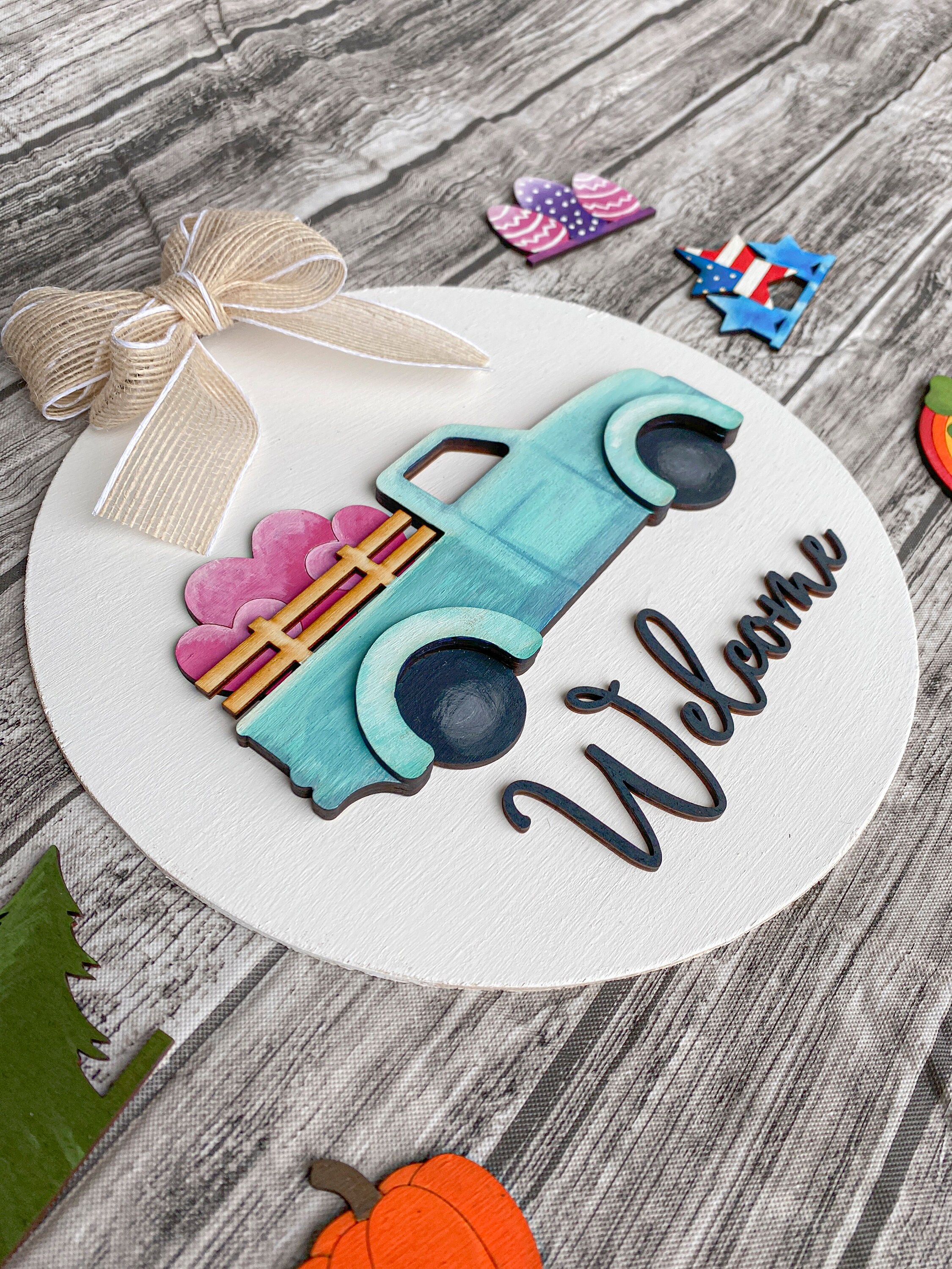 DIY Craft Kit // Interchangeable Farm Truck Paint Kit // Etsy