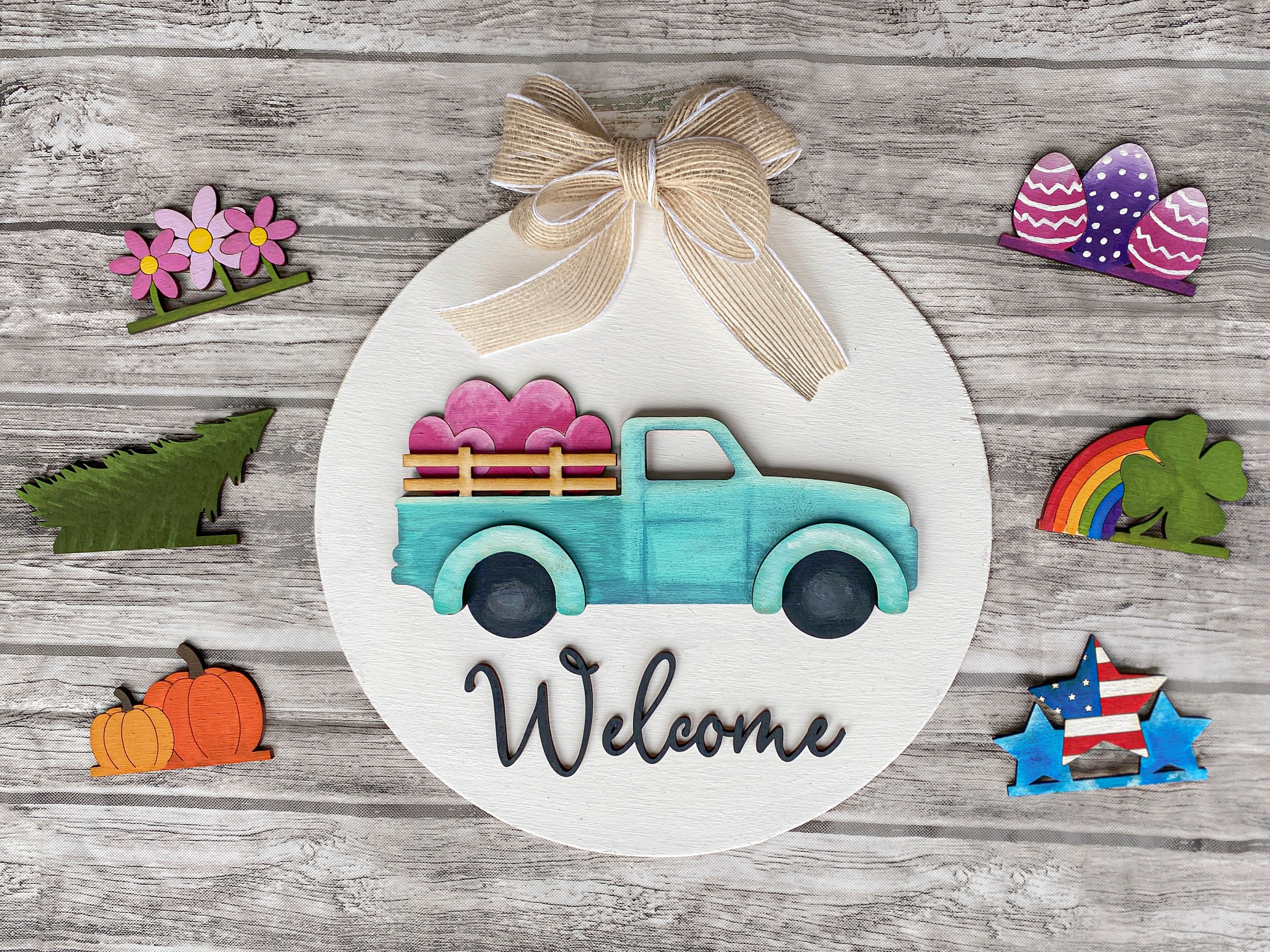 DIY Craft Kit // Interchangeable Farm Truck Paint Kit // Etsy