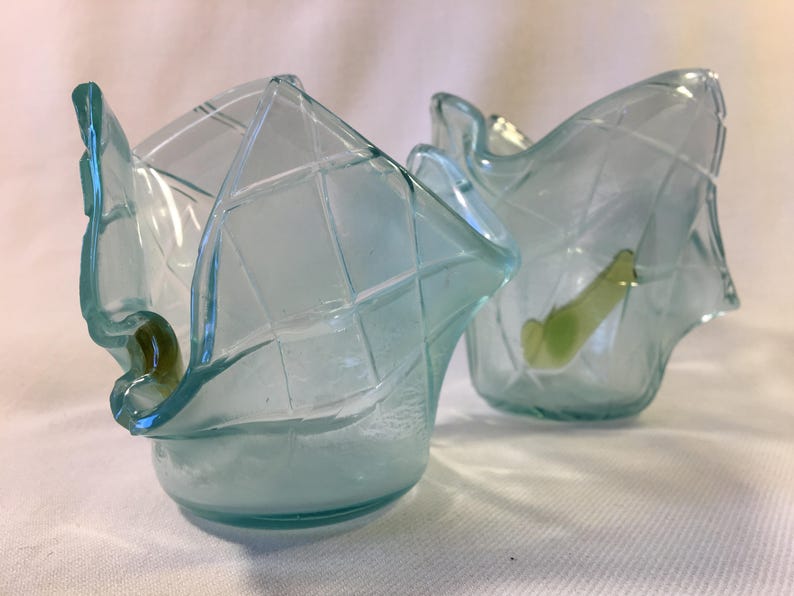 Fused Glass Votive Candle Holders Etsy