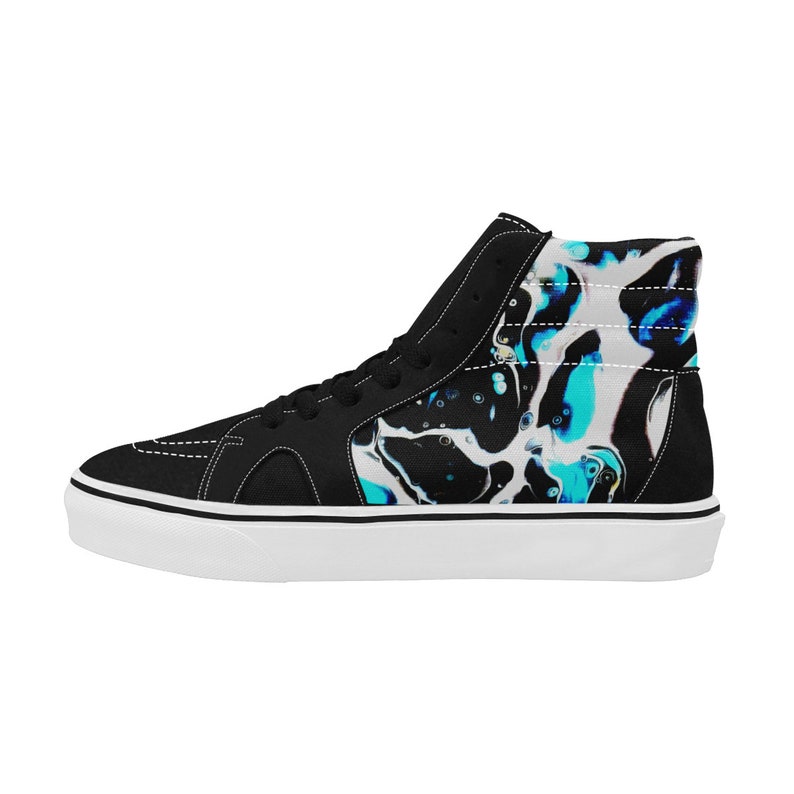 Unisex Abstract Art High Top Canvas Shoes