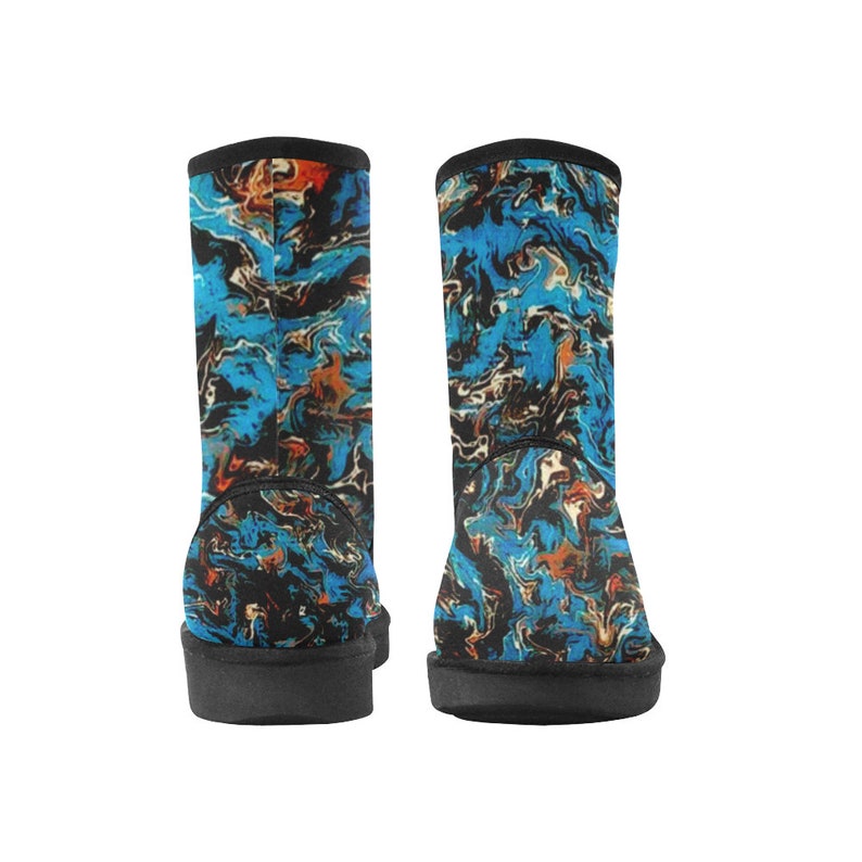 One of a Kind Women/'s Abstract Art Boots