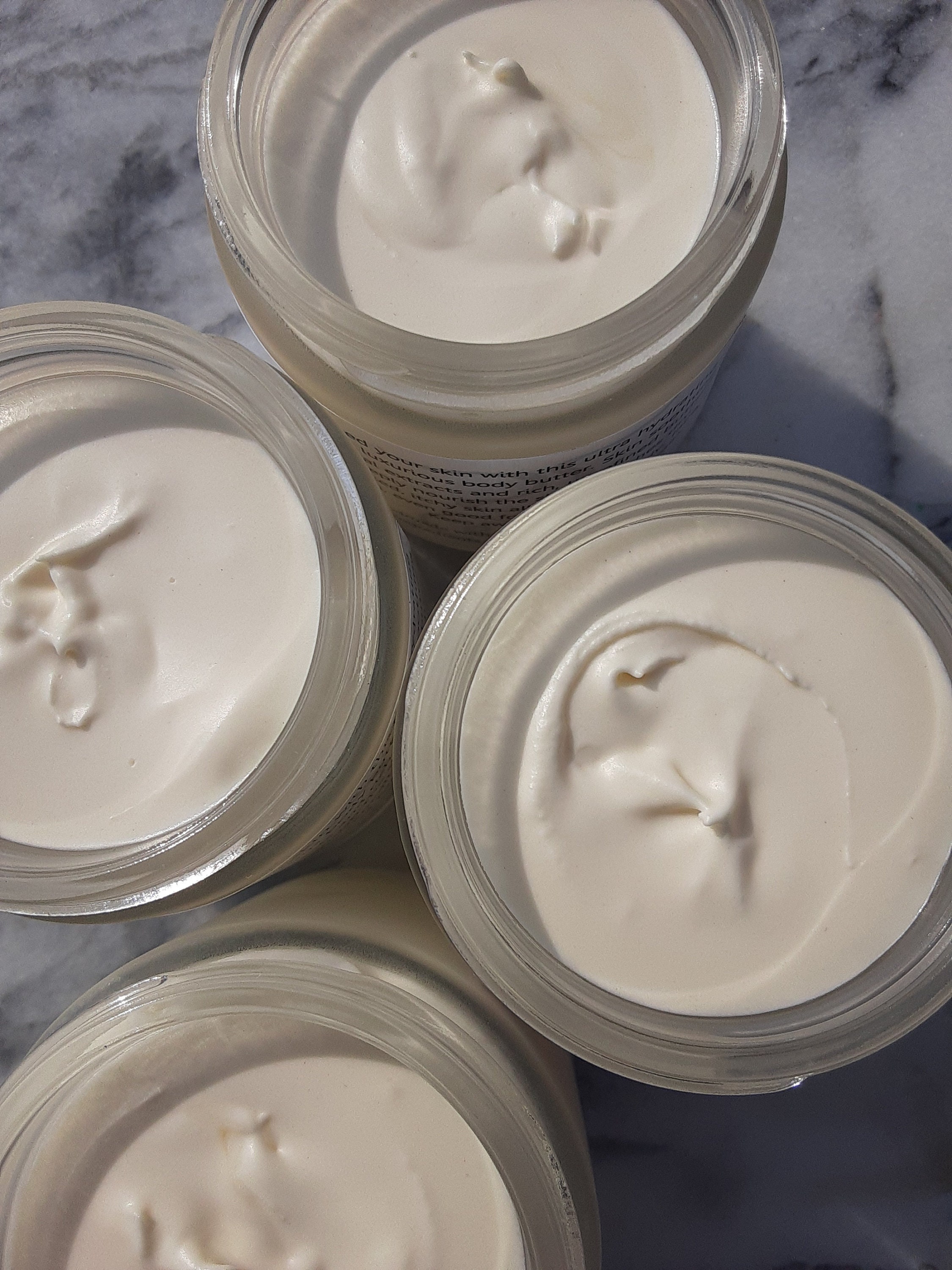 Organic Herbal Body Butter Face and Body Cream, with Rosehip seed oil