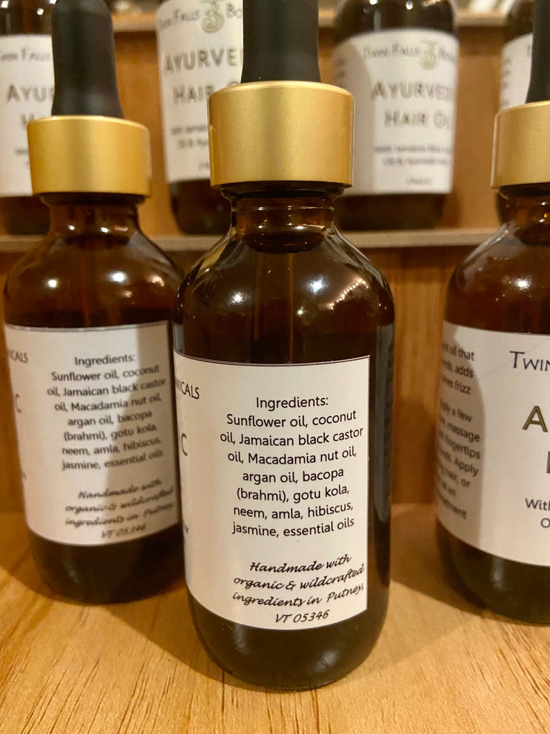 Ayurvedic Hair Oil Scalp and Hair Serum Etsy