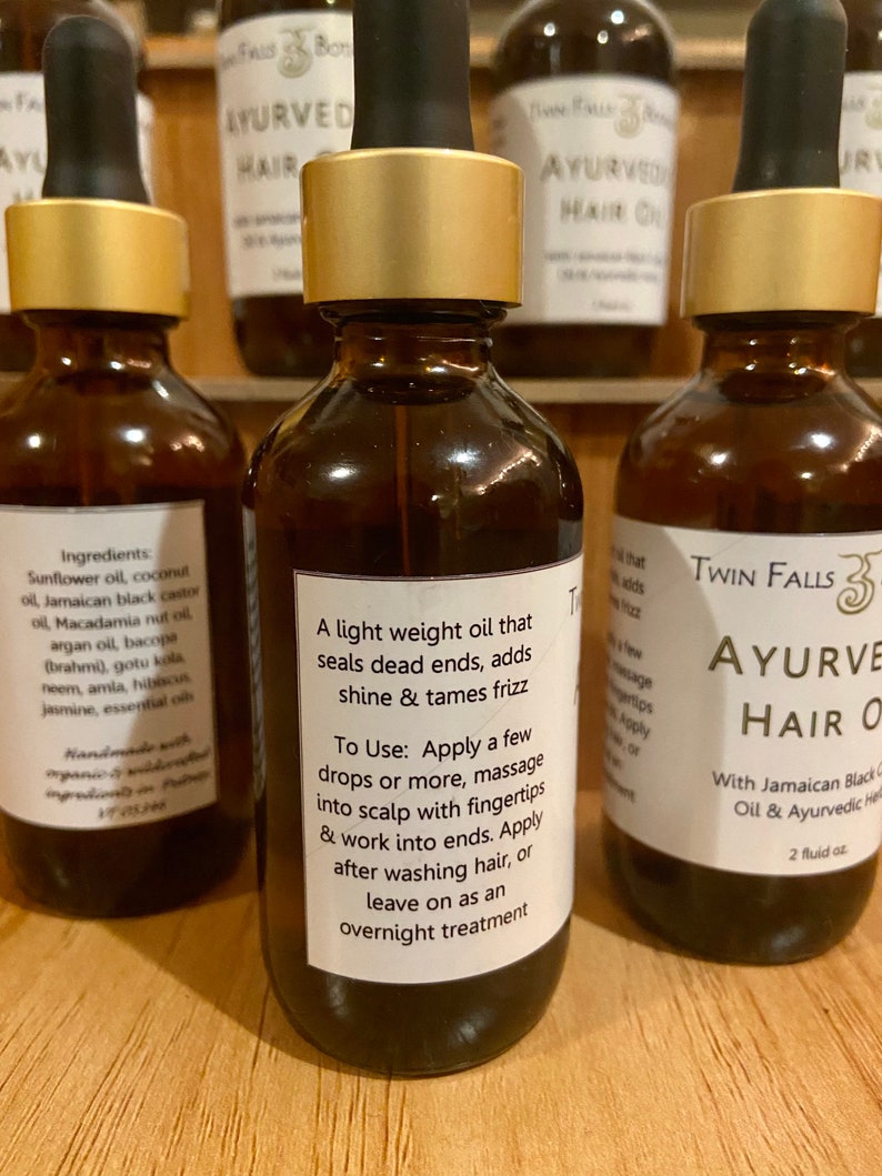 Ayurvedic Hair Oil Scalp and Hair Serum Etsy