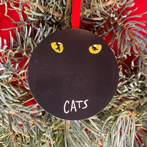 Cats the musical christmas ornament clearance