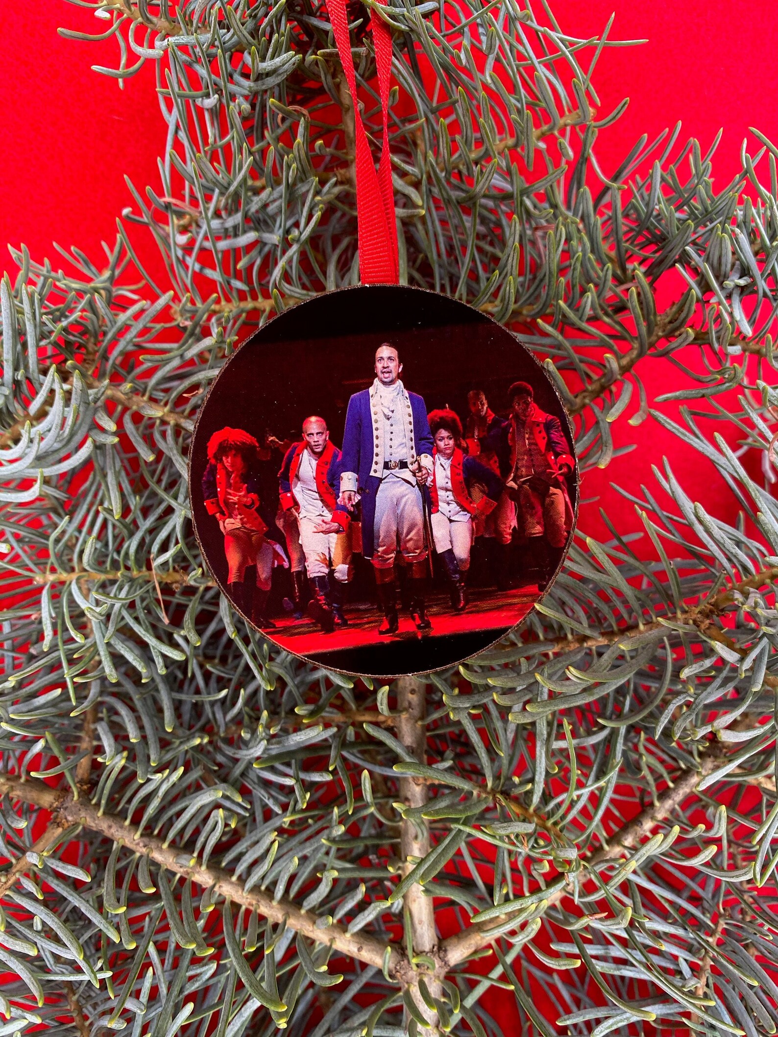 Lin-Manuel Miranda Hamilton Christmas Tree Holiday Ornament | Etsy