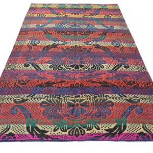 Turkish Wool and Cotton Kilim Rug