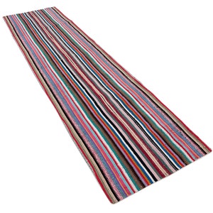 STRIPED Design Wool KILIM RUNNER rug