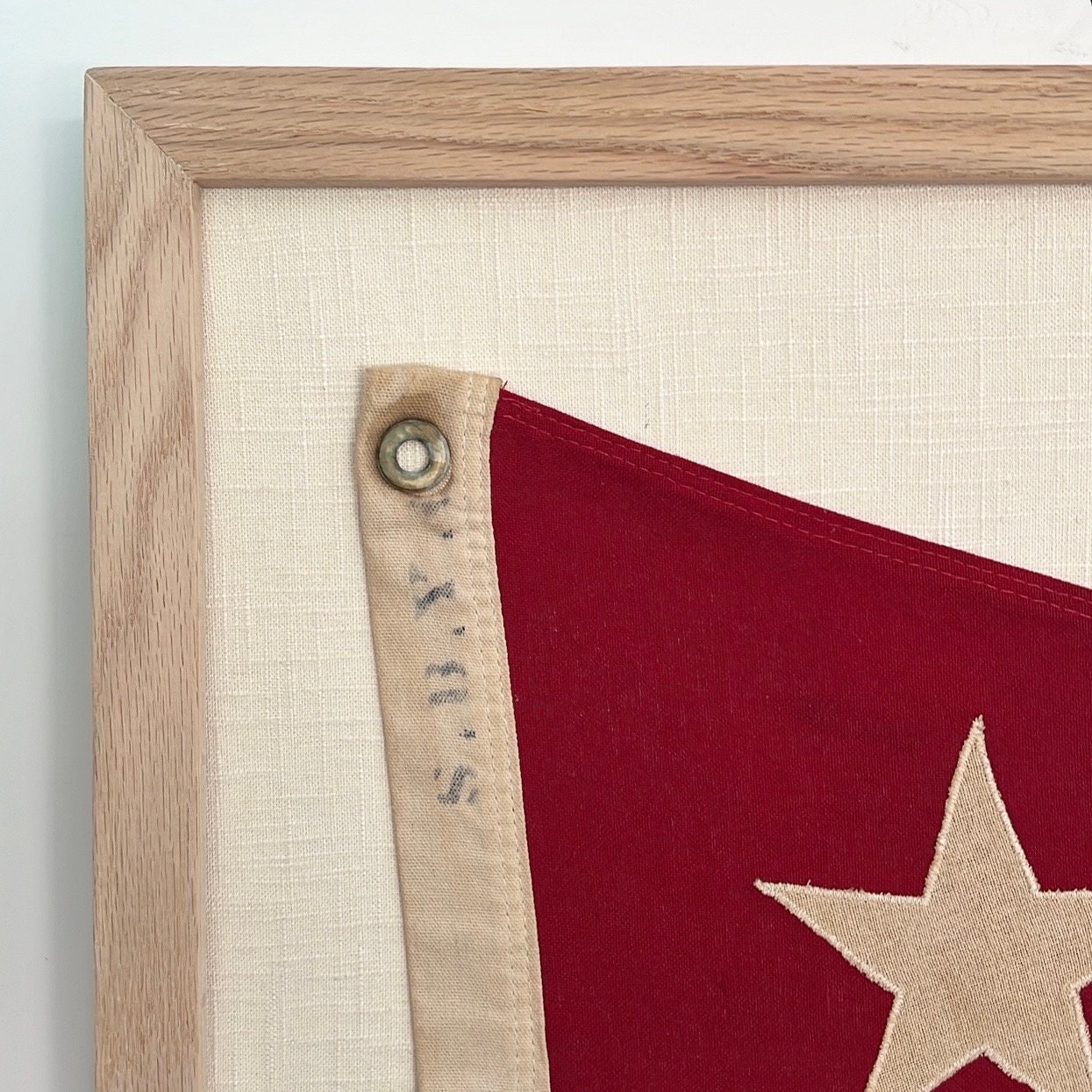Framed Vintage Santa Barbara Yacht Club Burgee - Etsy