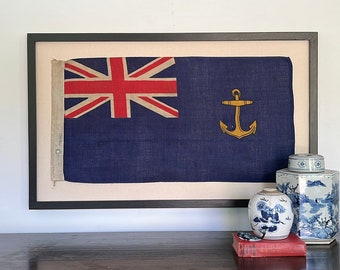 Framed Vintage Royal Fleet Ensign