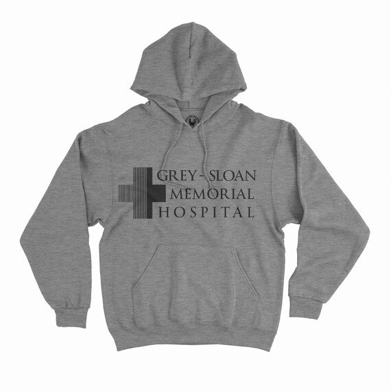 GoodForNothingStudio Grey's Anatomy Hoodie - Grey Sloan Memorial Hospital Shirt - TV Show - Greys Anatomy Shirt - Jumper Pull Over