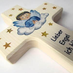 Neumeyer Kinderkreuz Aus Holz – Mit Schutzengel & Geschenkverpackung