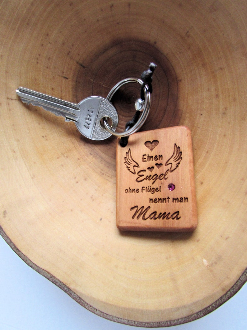 An angel without wings... Wooden Key Hanger image 3