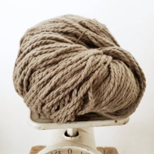 100% Chunky cotton yarn, 1 hank of 230 to 250 grs aprox 8.1 to 8.9 oz hank, Bulky yarn eco friendly Soft yarn for knitting and crochet image 2