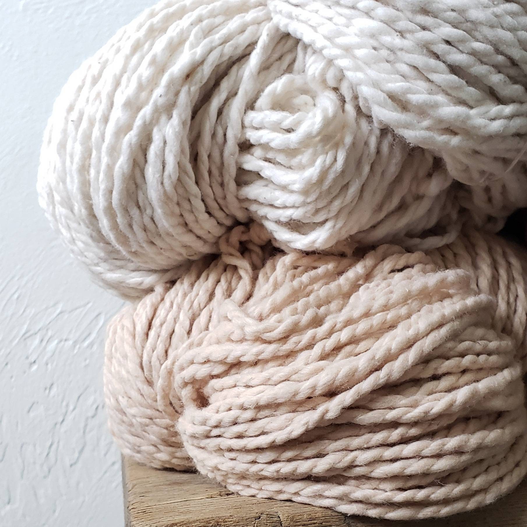 100 Chunky cotton yarn 1 hank of 215 to 175 grs aprox 7.6 Etsy