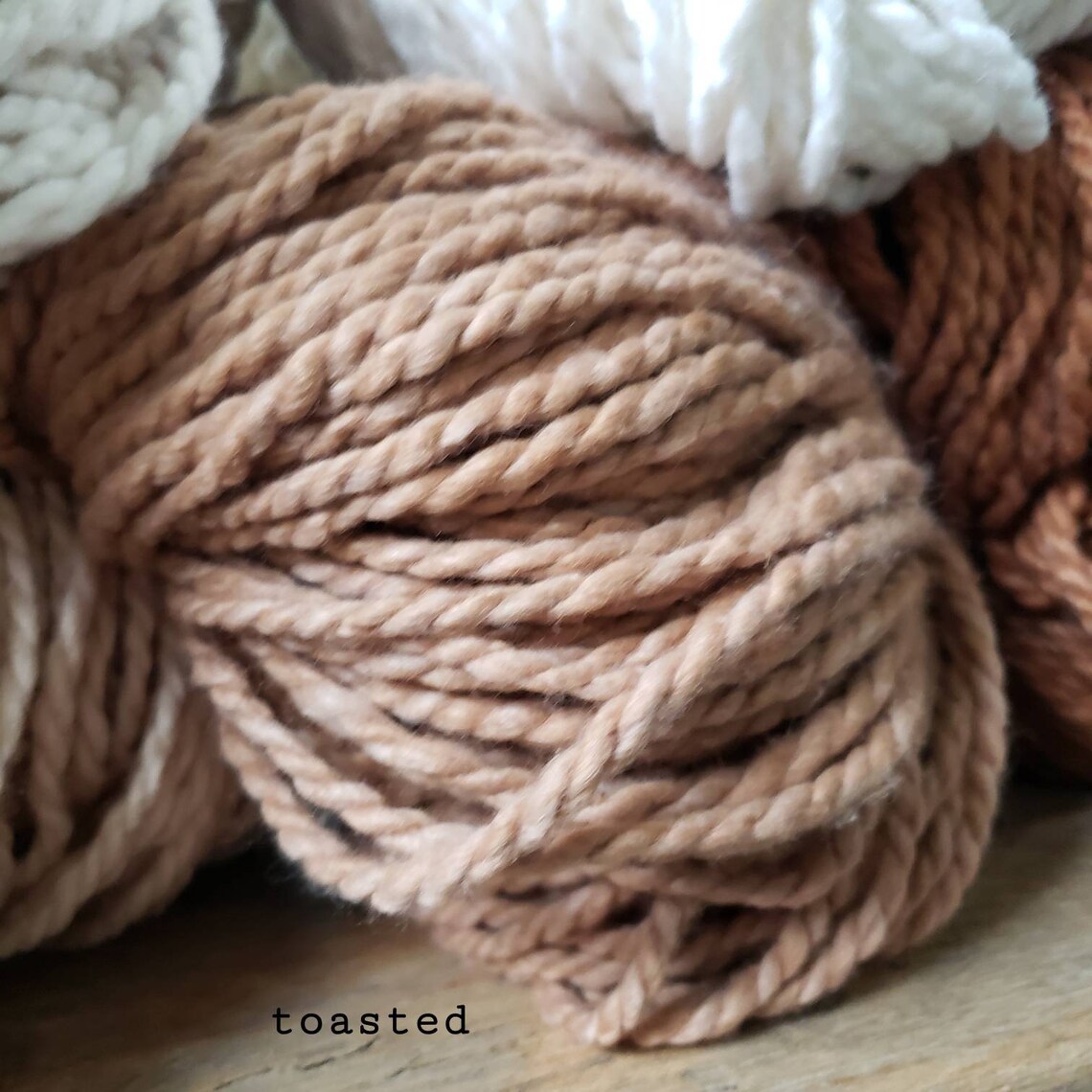 100 Chunky cotton yarn 1 hank of 215 to 175 grs aprox 7.6 Etsy