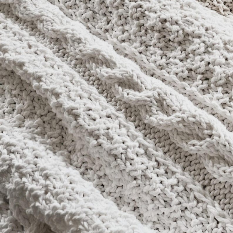 READY TO SHIP Camila Baby Blanket, 100 Argentinean Cotton Yarn