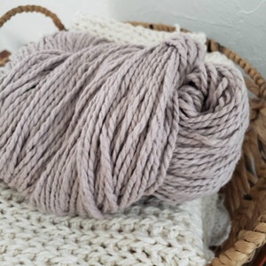 100% Chunky cotton yarn, 1 hank of 230 to 250 grs aprox 8.1 to 8.9 oz hank, Bulky yarn eco friendly Soft yarn for knitting and crochet image 4