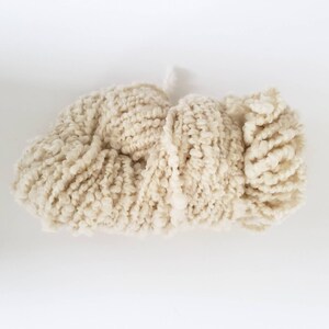 Sustainable wool - 170 grams hank - Eco-friendly - Argentinean wool - Boucle