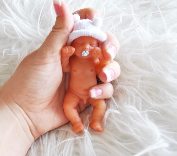 5 inch mini silicone baby