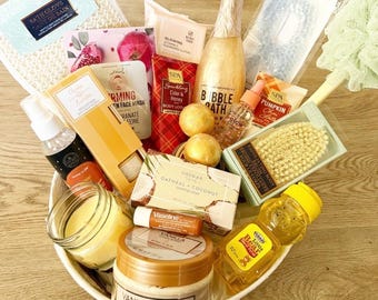 Spa Gift Basket, Self Care Package, kitchen gift basket, luxury gift, Mother’s Day, gift baskets, gifts for women, Spa gift basket