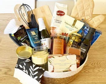 Kitchen Housewarming Gift Basket, housewarming, gift basket, luxury gift , Mother’s Day , gift baskets, gifts for women, kitchen gift basket