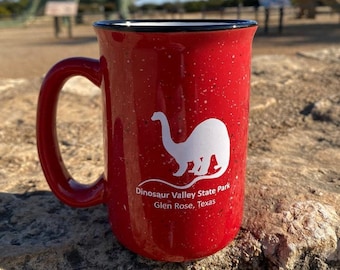 Dinosaur Valley State Park Tall Campfire mug
