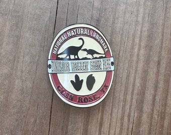 Dinosaur Valley State Park Landmark Walking Stick Medallion