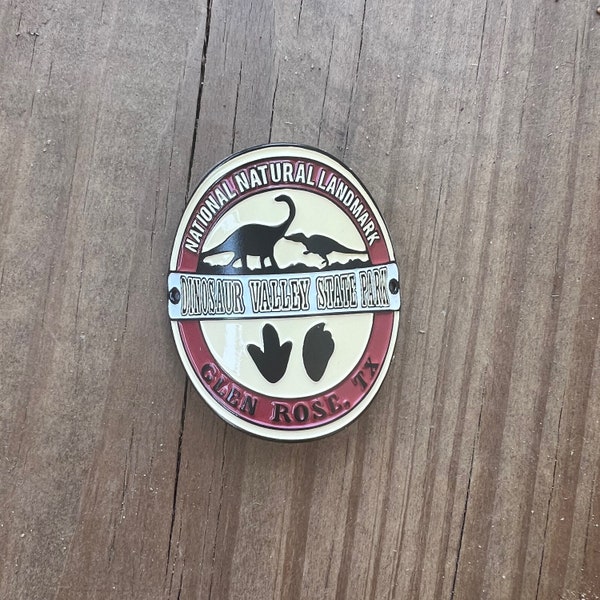 Dinosaur Valley State Park Landmark Walking Stick Medallion