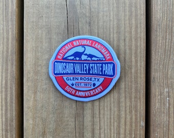 Dinosaur Valley State Park 50th Anniversary Patch
