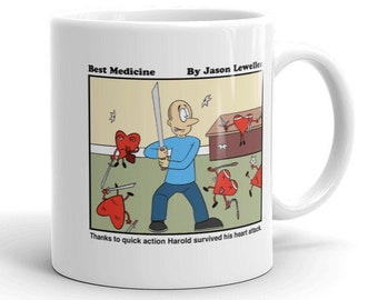 Heart Attack Survivor Funny Get Well Gift Mug