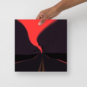 Arte mural posmoderno contemporáneo: póster original de Tornado Art de Jason Lewellen. Varios tamaños disponibles
