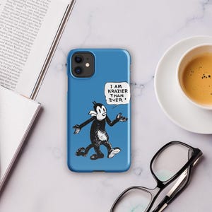 Custodia a scatto per iPhone® - Krazy Kat - iPhone 11, 12, 13, 14, 15, 16 Tutti i modelli