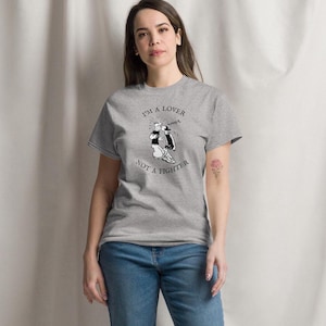 Camiseta de regalo de Popeye y Olivia "Amante, no luchador" de 1929