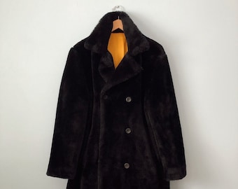 black teddy coat size 16