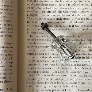 Single Glass Hexagon Cabinet Pull | Antique Hardware | ShopEleanorLouise