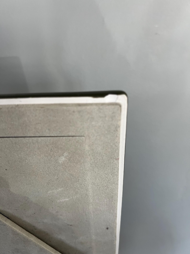 Marco de porcelana vintage de 13 x 18 cm con flores rosas, impresión en placa Gelli / Decoración para bodas y baby shower / Tienda EleanorLouise imagen 3