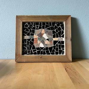 Vintage Unique Mosaic Framed Wall Art | Vintage Housewarming Gifts | Mixed Media Art | Mosaic | ShopEleanorLouise