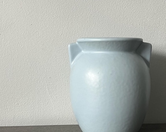 Vintage Powder Baby Blue Ceramic Vase/Planter Pot | Housewarming Gift | ShopEleanorLouiseVintage