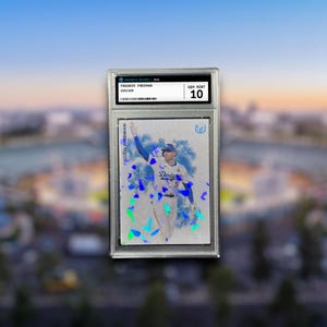 Carte de baseball Freddie Freeman Los Angeles Dodgers 2024 holographique à collectionner personnalisée